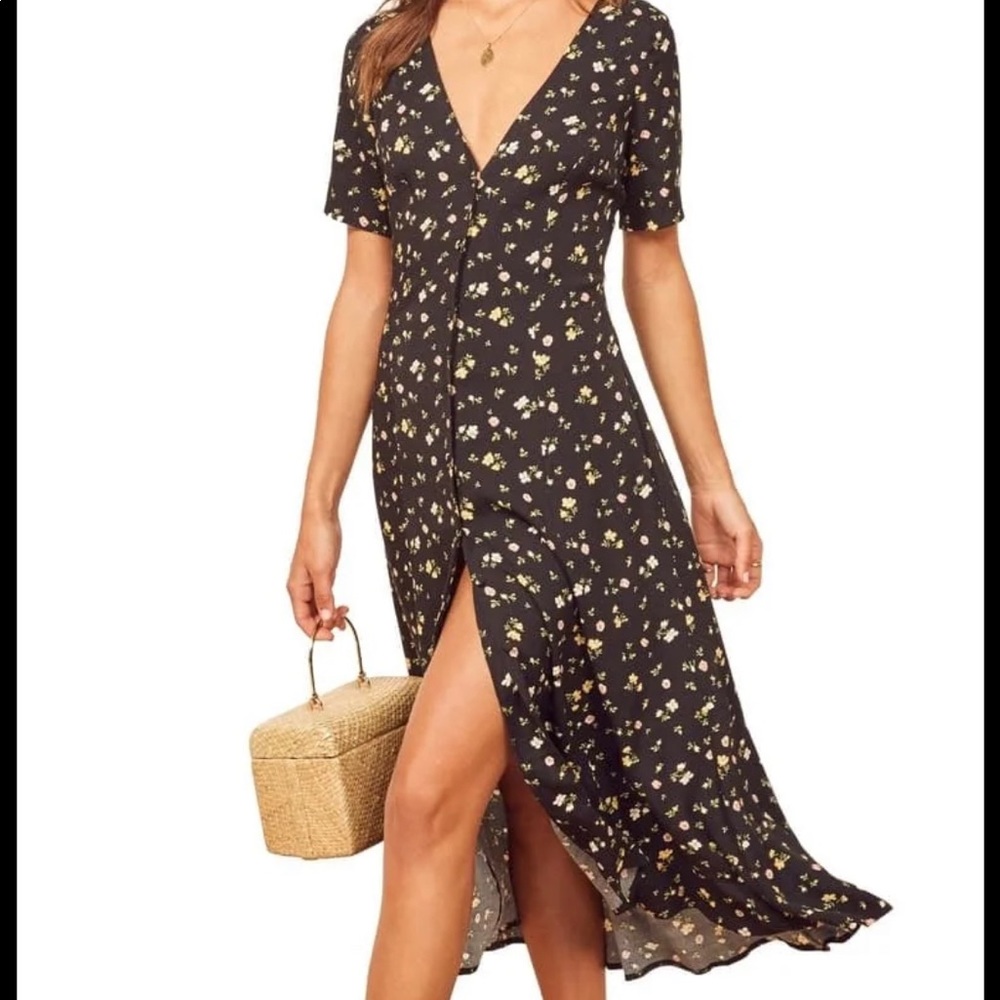 Barely worn Reformation Locklin Floral Dress